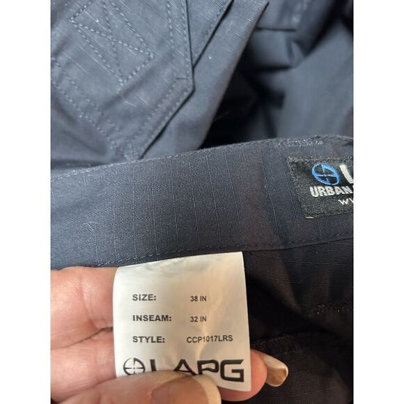 LAPG Pants Mens 38x32 Navy Urban Ops Tactical Teflon Cargo Utility - Picture 9 of 14